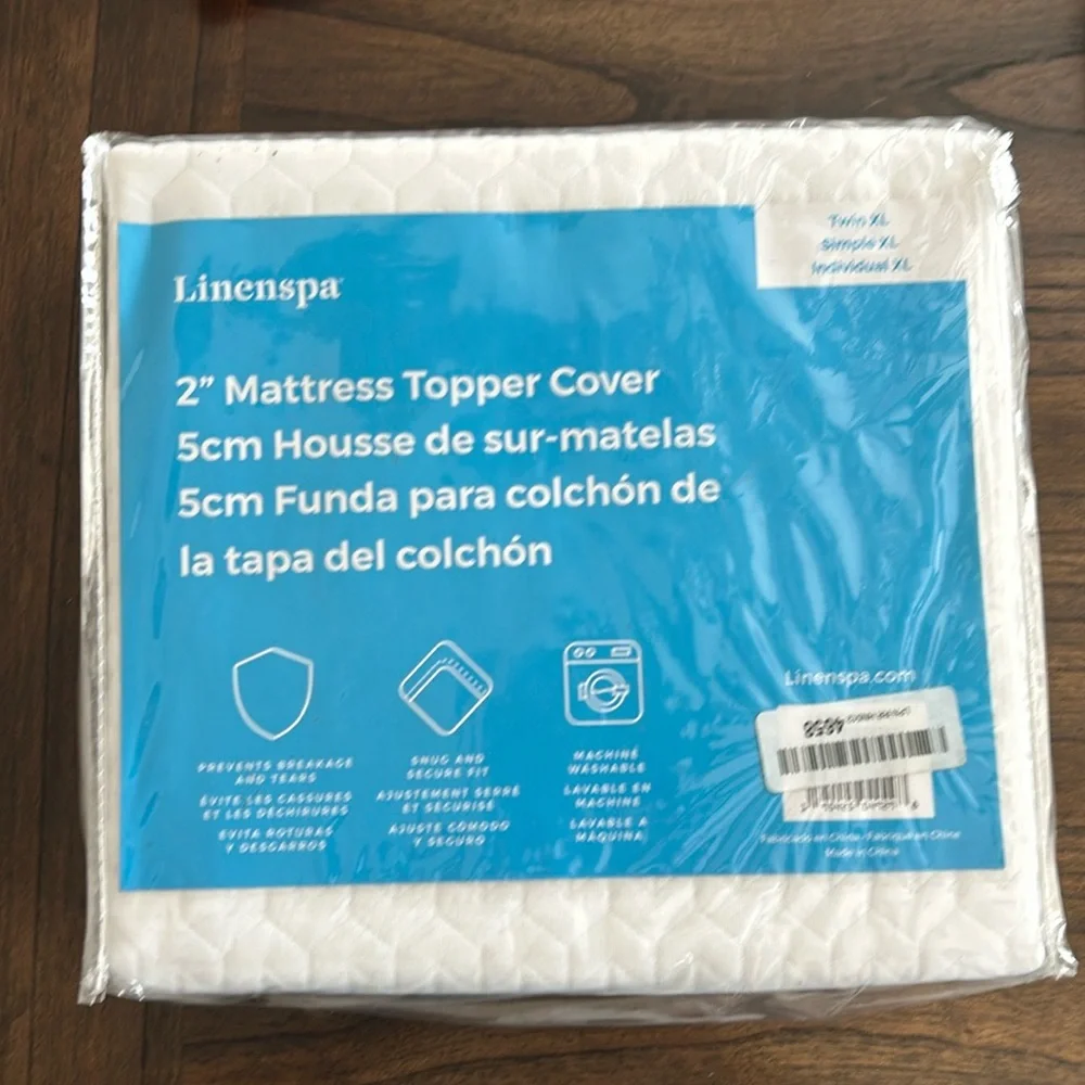 Linenspa mattress topper, twin xl